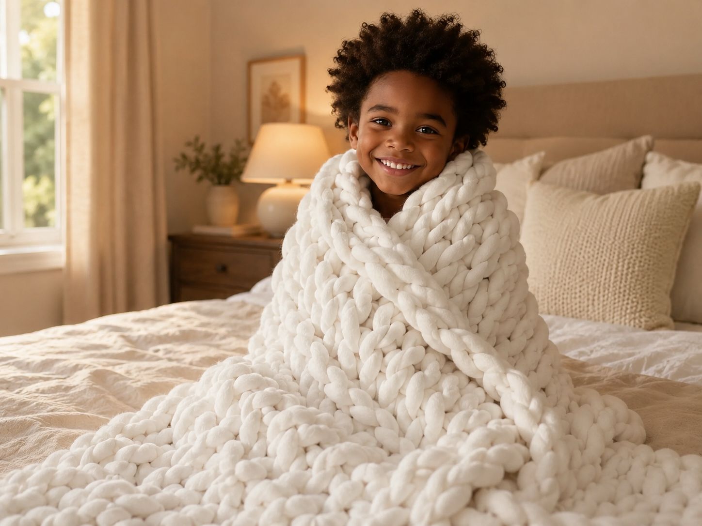 GRACIA Embrace Weighted Blanket. Handmade. Bead-Free. Breathable.